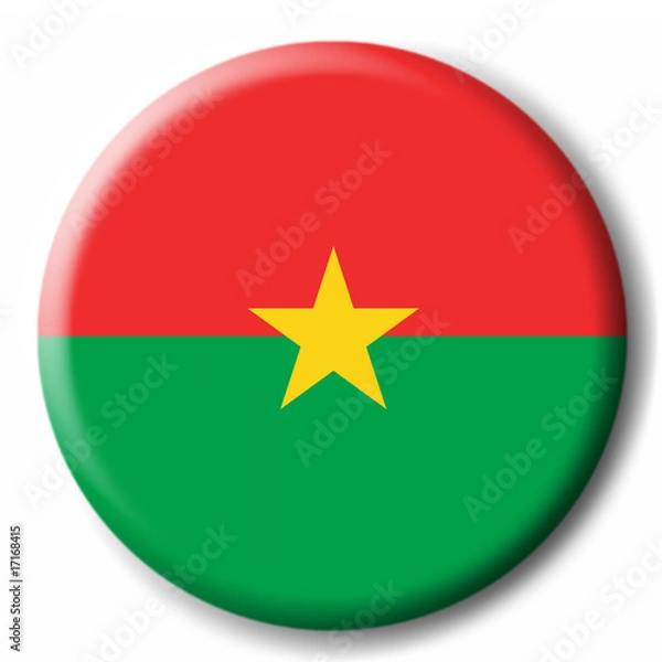 Fototapeta Button Burkina Faso