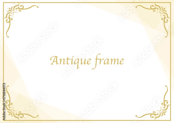 Obraz 金のアンティークフレーム1