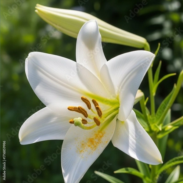 Obraz white lily flower