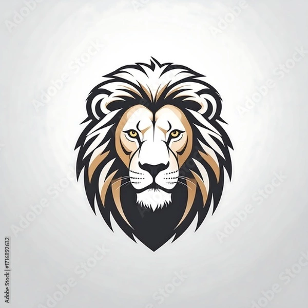 Obraz Lion head emblem