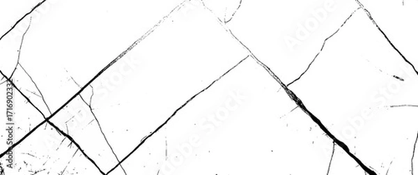 Fototapeta Vector creative distressed line grunge scratched surface texture