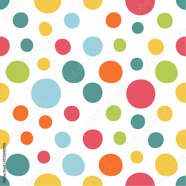 Obraz Multi colour circles background
2