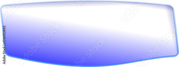 Fototapeta blue gradient text frame label