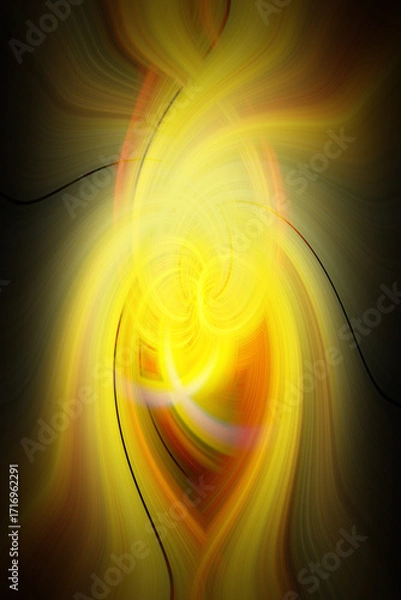 Obraz Yellow Abstract Background