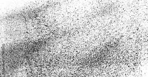 Fototapeta Speckle grain dot white paper noise texture with distress effect vector illustration pattern background.  grunge black sketch texture,Dust and scratches grain texture on white and black  vector illust