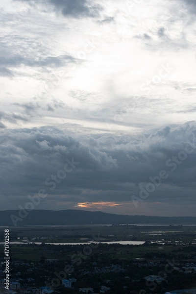 Obraz マンダレーの夕方