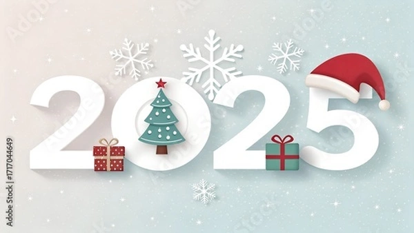 Obraz Minimalist Christmas 2025