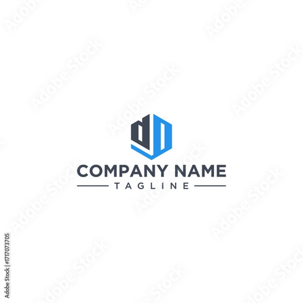 Obraz DD Hexagon Logo Design Inspirations