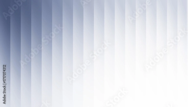 Fototapeta Gradient Vertical Stripes Pattern in Light Blue to White