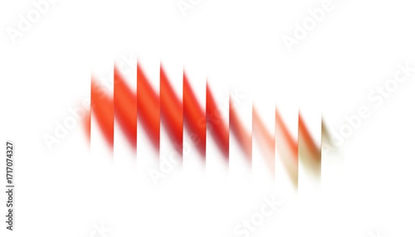 Fototapeta Gradient Stripes with Red to Green Color Transition