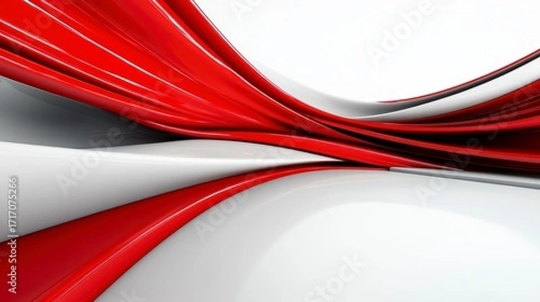 Fototapeta silver red sleek abstract background.
