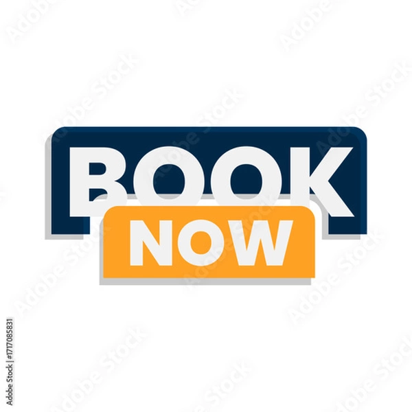 Obraz book now vector