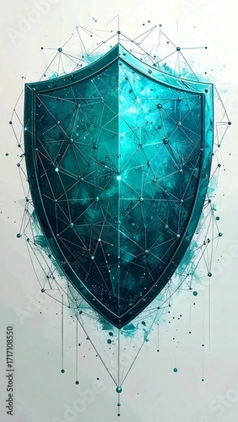 Fototapeta Protective Shield Graphic Design.