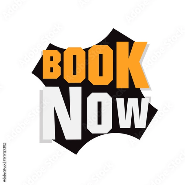 Obraz book now vector