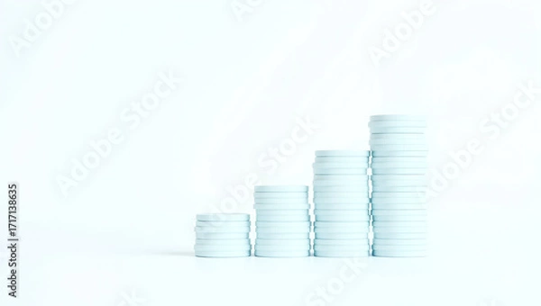 Fototapeta Formal chart of taxation of imports overview displaying stacked bars of tax components including duties VAT and regulatory fees on imported goods administrative style in  Photo Stock  Concept  and emp