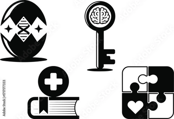 Fototapeta Unlock your potential with knowledge, wisdom and passion for a better future