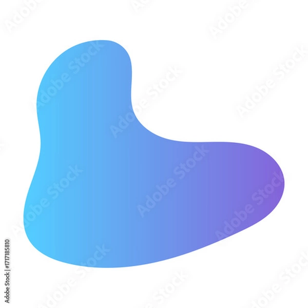 Fototapeta gradient 3 Liquid Gradient Abstract Shape Studio Background