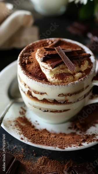 Fototapeta Ice Cream Sundae with Toppings