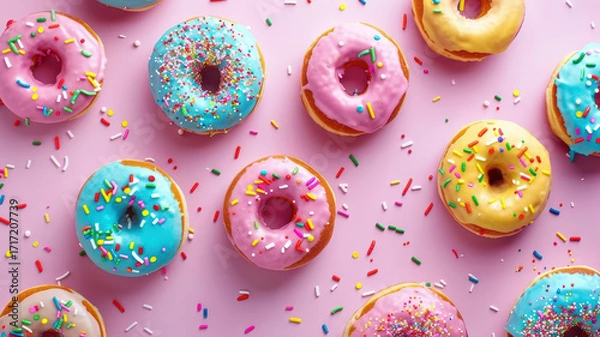 Fototapeta Ice Cream Sundae with Toppings