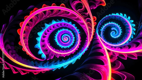 Obraz abstract fractal background
