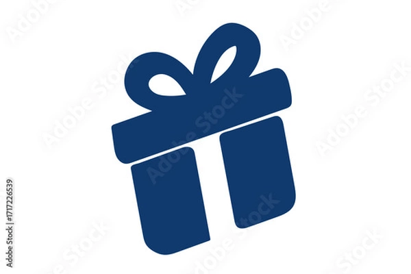 Obraz gift box icon illustration 