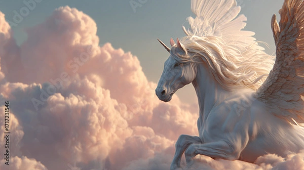 Obraz Pegasus flying through the skies