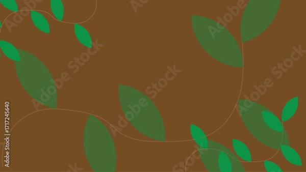Obraz seamless background with leaves