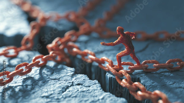 Fototapeta Business transformation can create significant impact and change in our lives