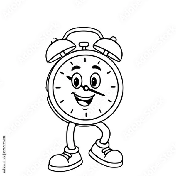 Fototapeta Time clock Svg vector alarm 