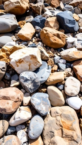 Obraz Close-up view of colorful rocks