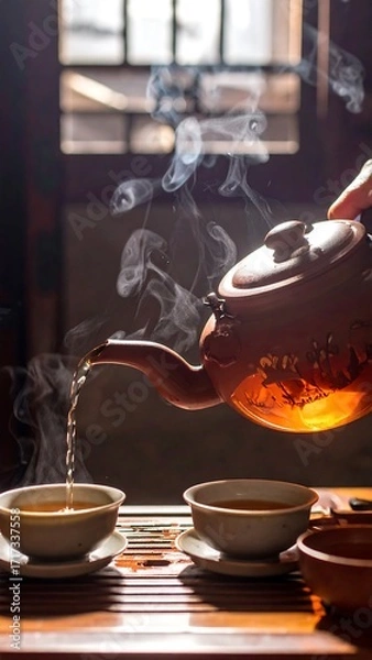 Obraz Brewing Aromatic Tea.