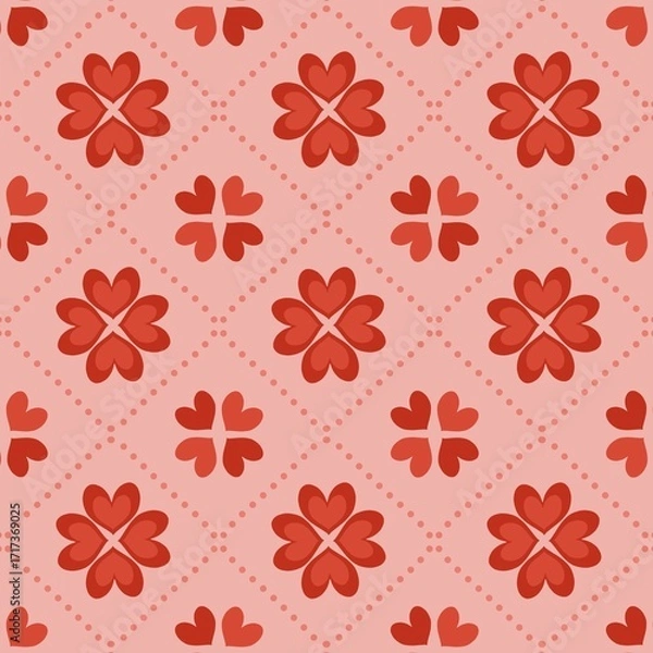 Fototapeta seamless floral pattern