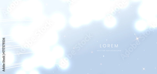 Fototapeta Abstract modern lighting effect on grey background.