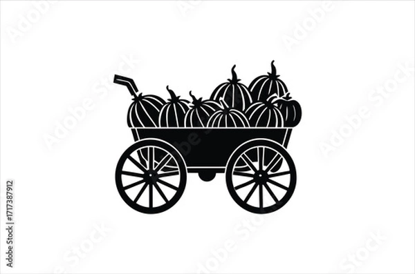Fototapeta fall vector, icon vector illustration, fall silhouette of a fall  isolated on a white background, eps, png, svg,  vector,