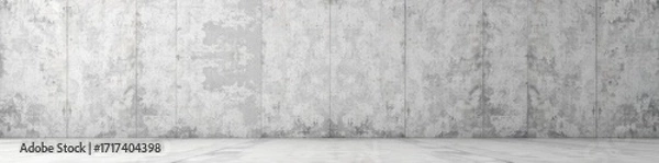 Fototapeta Blank concrete wall, minimalist setting, empty canvas, element, texture