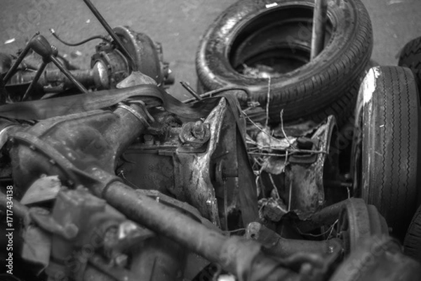 Fototapeta Spare part of automobile vehicle