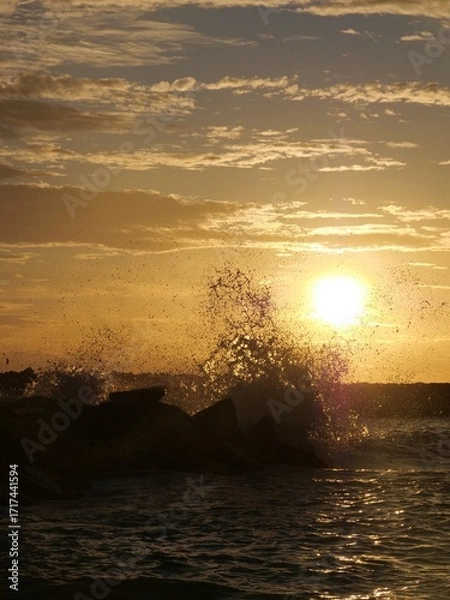 Obraz sunset over the sea