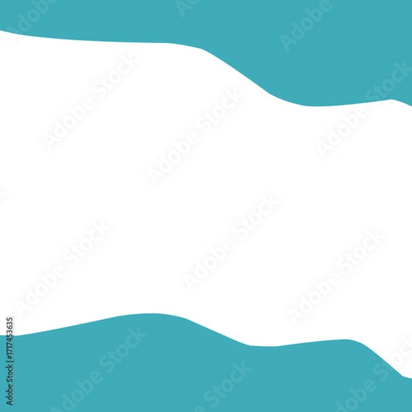 Obraz blue wave background 