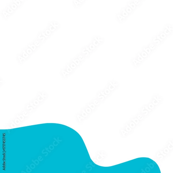 Obraz blue wave background 