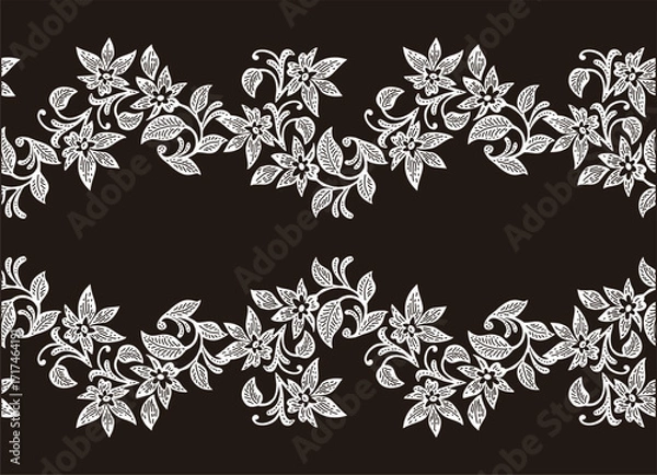 Fototapeta Batik Indonesian: is a technique of wax-resist dyeing applied to whole cloth, or cloth made using this technique originated from Indonesia.