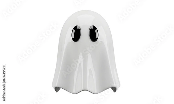 Obraz 3D Cute Cartoon Ghost