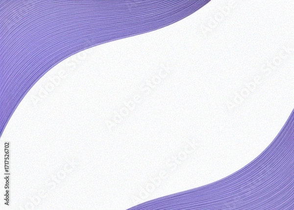 Fototapeta Abstract wave background, central white space with flowing curved lines just on left and right edges