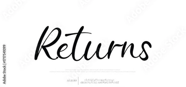 Fototapeta Elegant Font, aesthetic, Uppercase Lowercase and Number. wedding font, Classic Lettering Minimal Fashion Designs. Typography modern serif fonts regular decorative vintage concept. vector illustration