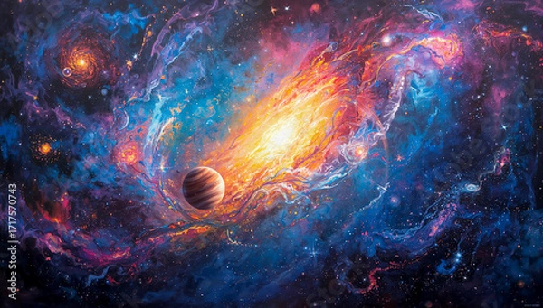 Fototapeta abstract background with space