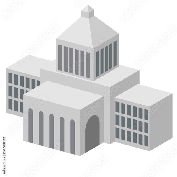 Obraz シンプルな国会議事堂