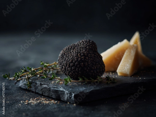 Fototapeta Minimalist Plating of a Truffle