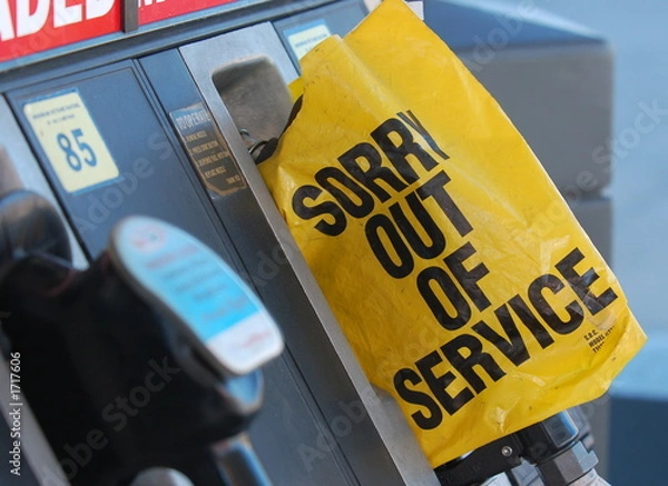 Obraz fuel shortage