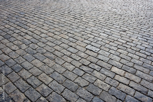 Obraz Cobblestone road background