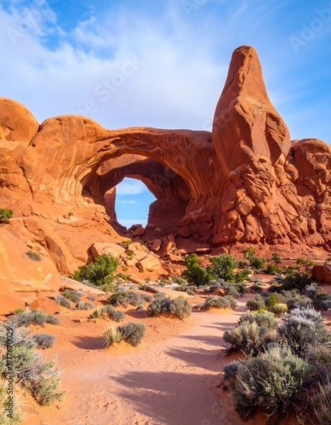 Obraz Stunning natural archway in a desert landscape