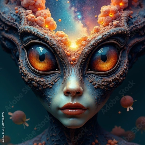 Fototapeta Various fairy-tale-like, fictional, artistic visuals, fantastic and aesthetically pleasing visuals